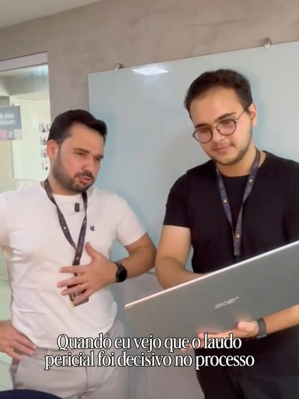 Publicação da Golden Mine sobre o laudo pericial mudando o rumo de um processo