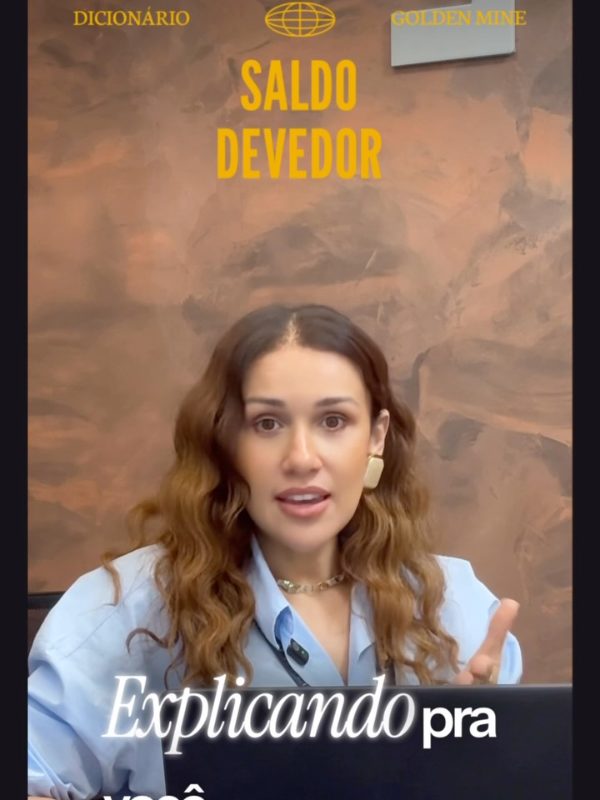 Publicação da Golden Mine explicando a diferença entre saldo devedor e valor do financiamento